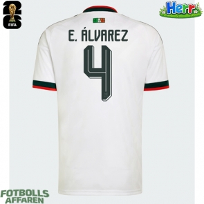 Mexiko Edson Alvarez #4 Bortatröja VM 2026 Kortärmad